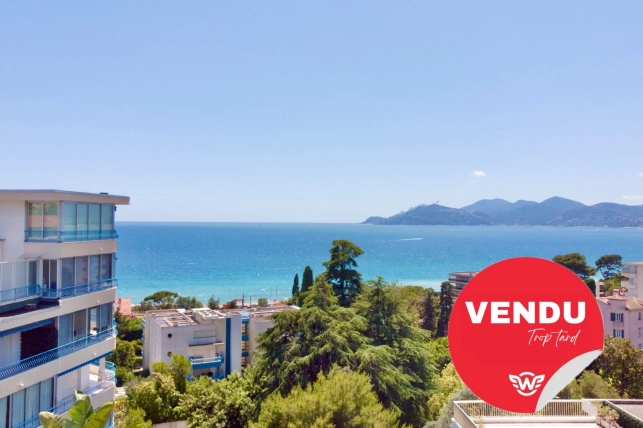 Appartement vendu 2 pièces de 31,23 m² à Cannes