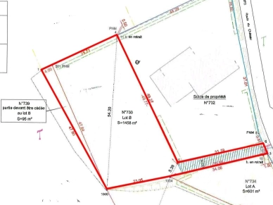 Terrain à vendre de 1553 m² à Bois-de-la-Pierre