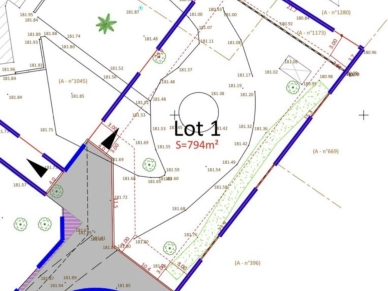 Terrain à vendre de 794 m² à Montaigut-sur-Save